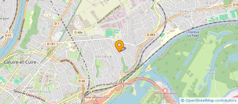 localisation de l'entreprise INVEST TEAM  CALUIRE-ET-CUIRE