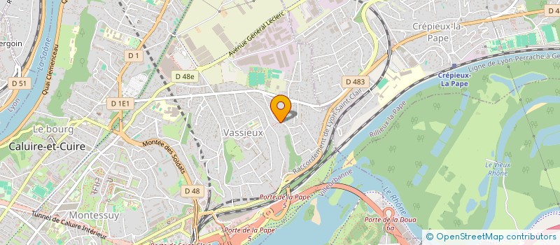 localisation de l'entreprise INVEST TEAM TWO  CALUIRE-ET-CUIRE