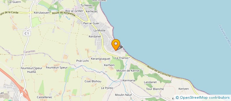 localisation de l'entreprise INVEST TY  CARANTEC