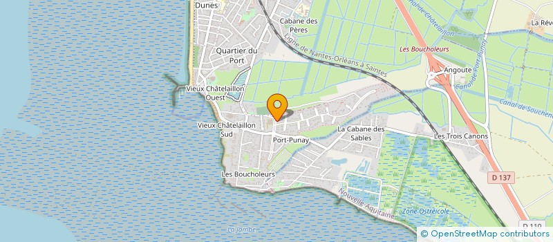 localisation de l'entreprise INVEST VRIGNON  CHATELAILLON-PLAGE