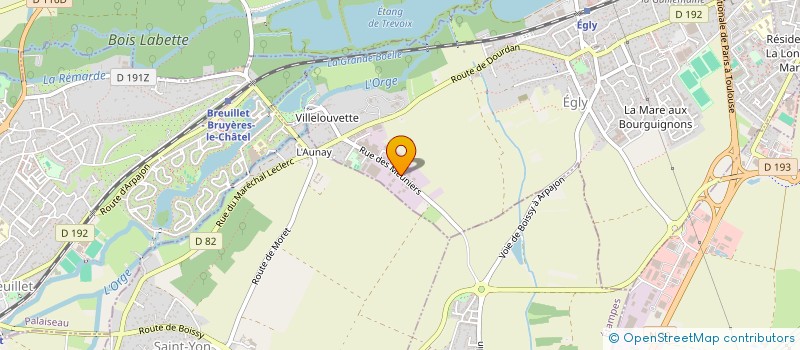 localisation de l'entreprise INVEST WASH  EGLY