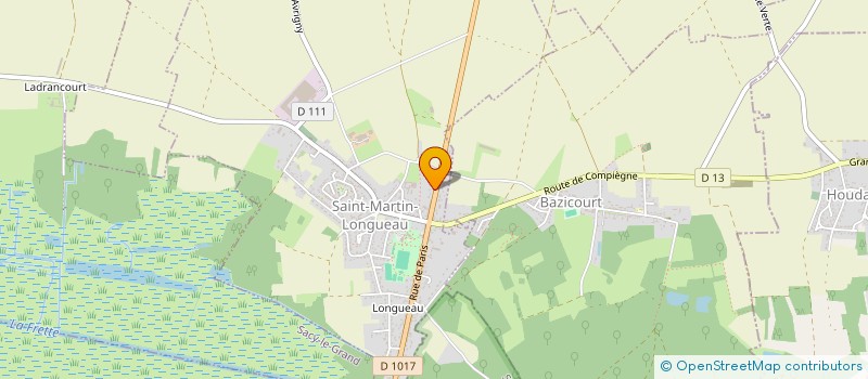 localisation de l'entreprise INVEST WUILLE PEDROSA  SAINT-MARTIN-LONGUEAU