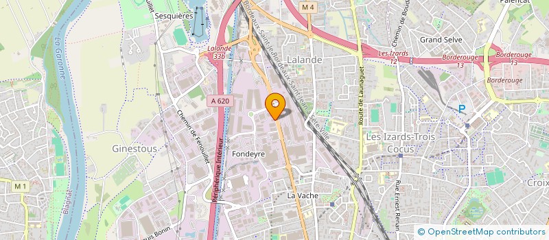 localisation de l'entreprise INVEST XAMAS  TOULOUSE