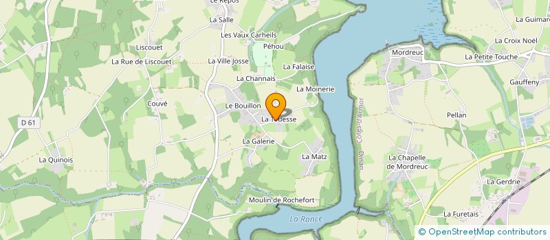 localisation de l'entreprise INVEST.Y.R.  PLOUER-SUR-RANCE