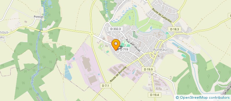 localisation de l'entreprise INVEST'YGE à AUNEAU-BLEURY-SAINT-SYMPHORIEN