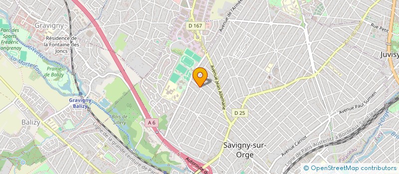 localisation de l'entreprise INVEST4YOU à SAVIGNY-SUR-ORGE