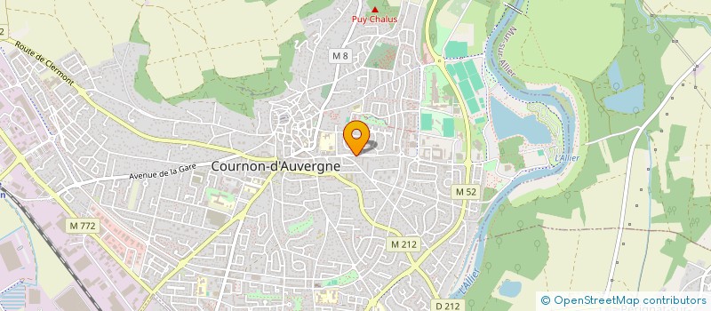 localisation de l'entreprise INVEST63  PERIGNAT-SUR-ALLIER