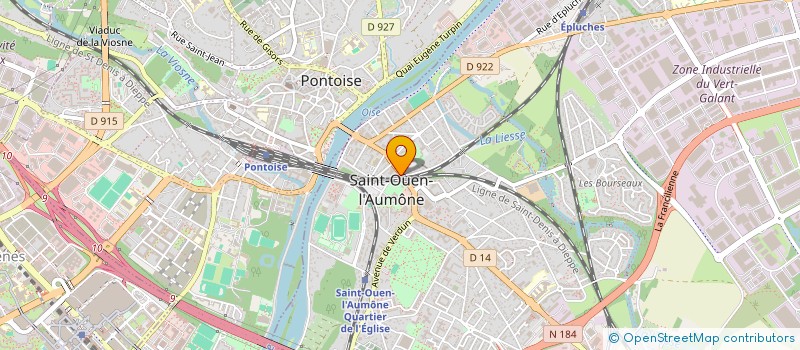 localisation de l'entreprise INVESTA à SAINT-OUEN-L'AUMONE
