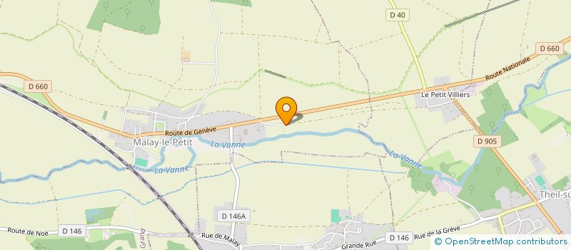 localisation de l'entreprise INVESTA IMMOBILIER  MALAY-LE-PETIT