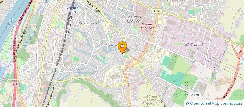 localisation de l'entreprise INVESTAL à VALENCE