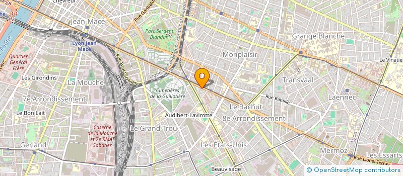 localisation de l'entreprise INVESTALYON  LYON