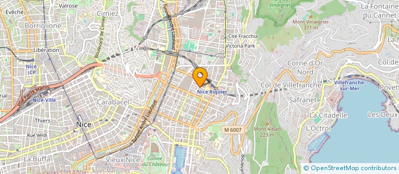 localisation de l'entreprise INVESTANICE  NICE