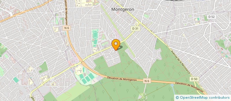 localisation de l'entreprise INVESTAVENIR à MONTGERON