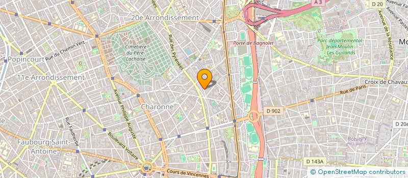localisation de l'entreprise INVESTAVIA à PARIS