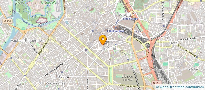 localisation de l'entreprise INVESTCOM JADE à LILLE