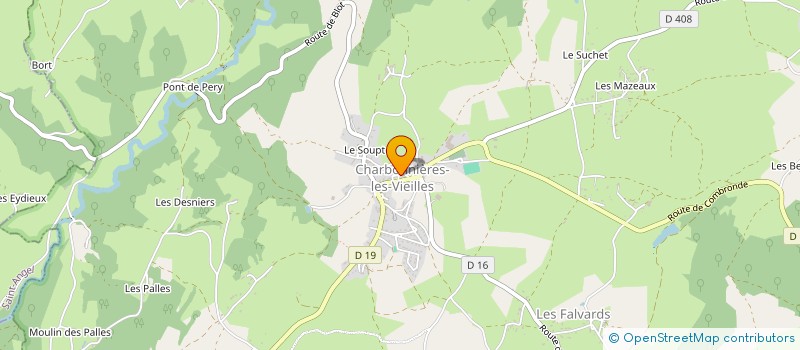 localisation de l'entreprise INVESTCOMB63  CHARBONNIERES-LES-VIEILLES