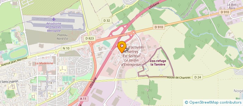 localisation de l'entreprise INVESTCORP HOLDING à CHARTRES