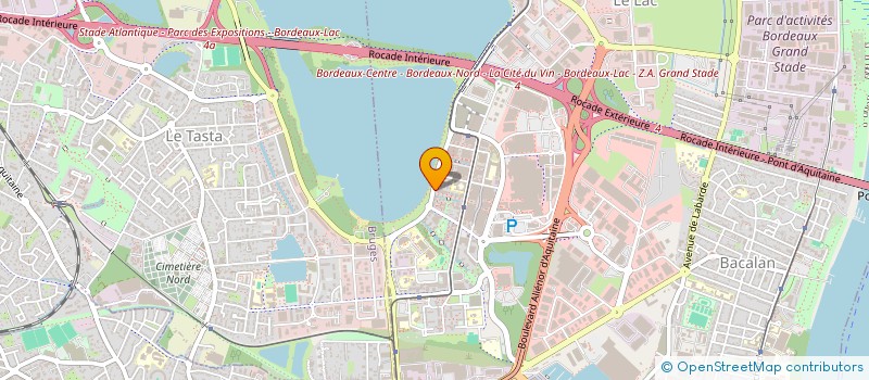 localisation de l'entreprise INVESTCORPUS à BORDEAUX