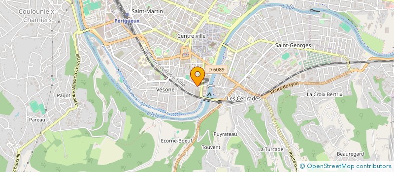 localisation de l'entreprise INVESTEA à PERIGUEUX