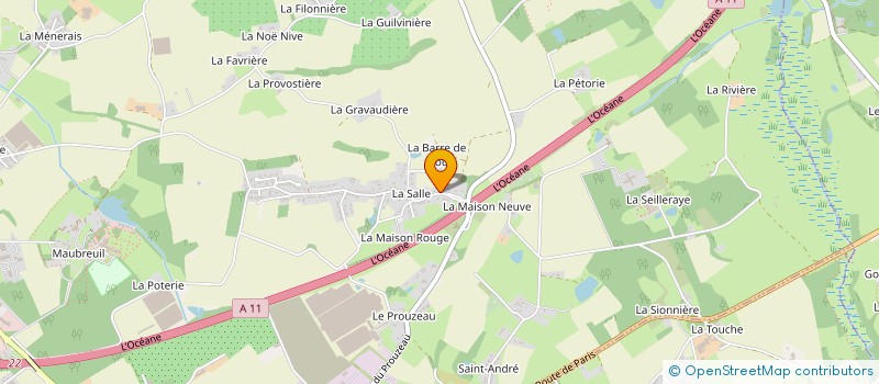 localisation de l'entreprise INVESTEAM  CARQUEFOU