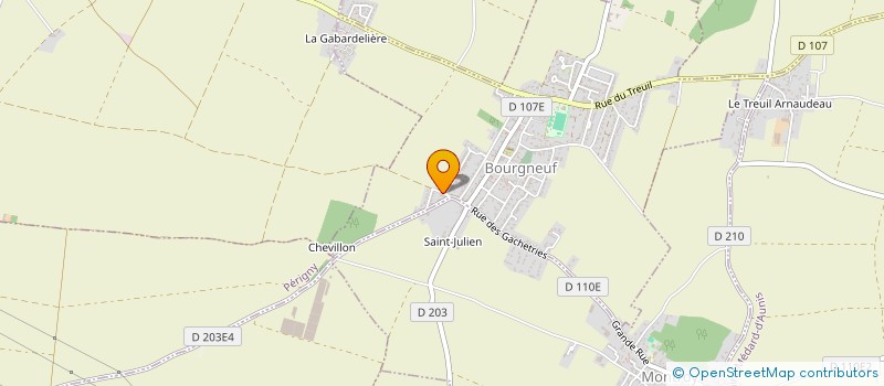 localisation de l'entreprise INVESTENZO  BOURGNEUF