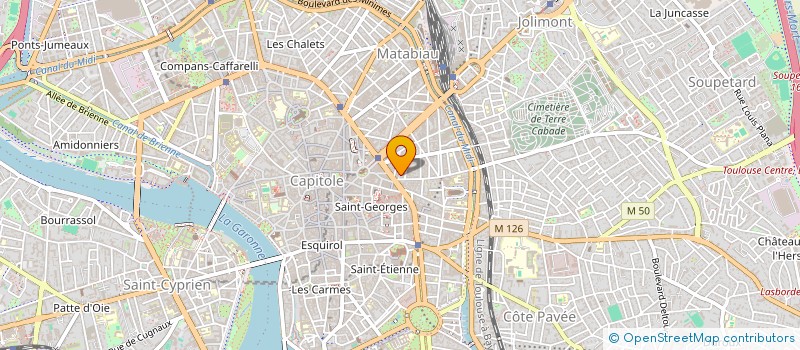 localisation de l'entreprise INVESTGROUP à TOULOUSE