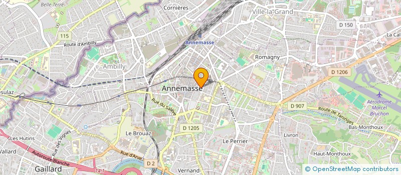 localisation de l'entreprise INVESTHIAM NEGOCE  ANNEMASSE