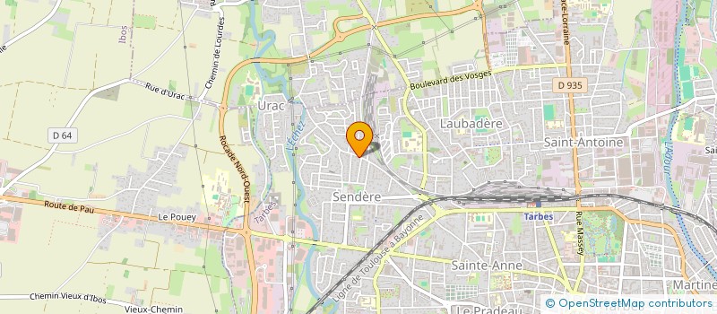 localisation de l'entreprise INVESTHOLDING-SA  TARBES