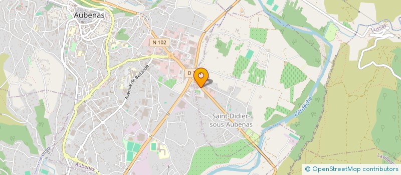 localisation de l'entreprise INVESTHOM à SAINT-DIDIER-SOUS-AUBENAS