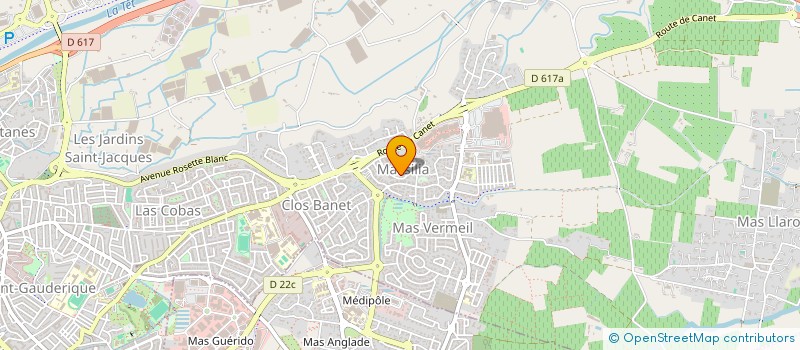 localisation de l'entreprise INVESTHOME  PERPIGNAN