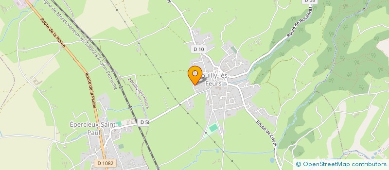 localisation de l'entreprise INVESTI 42  POUILLY-LES-FEURS