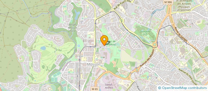 localisation de l'entreprise INVESTI CONCEPT à MONTPELLIER