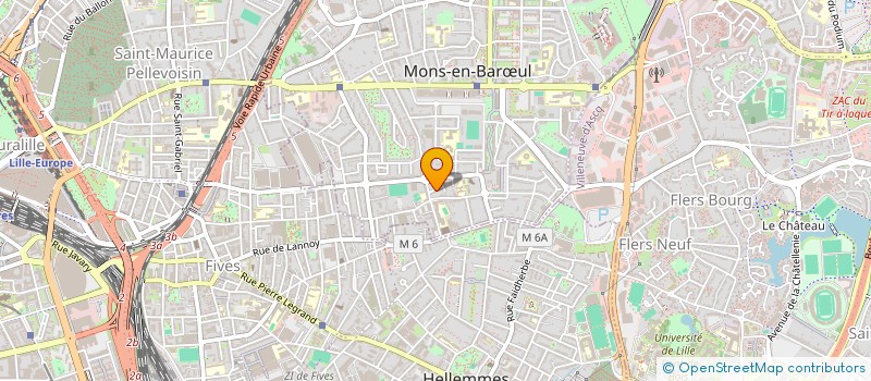 localisation de l'entreprise INVESTI' SOEURS & FRERE  MONS-EN-BARUL