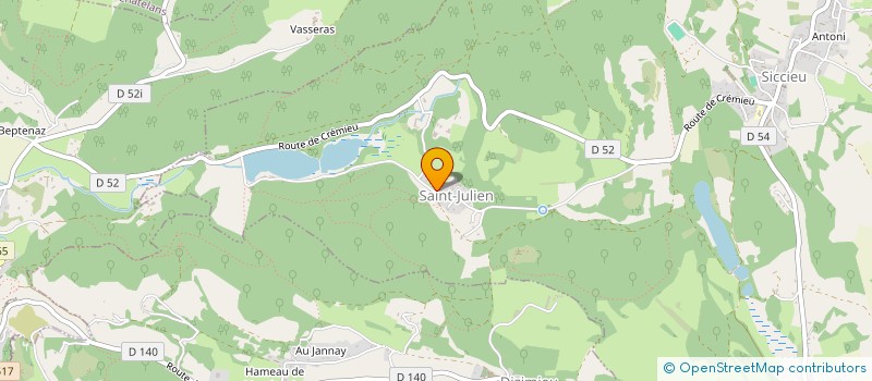 localisation de l'entreprise INVESTI TOIT  SICCIEU-SAINT-JULIEN-ET-CARISIEU