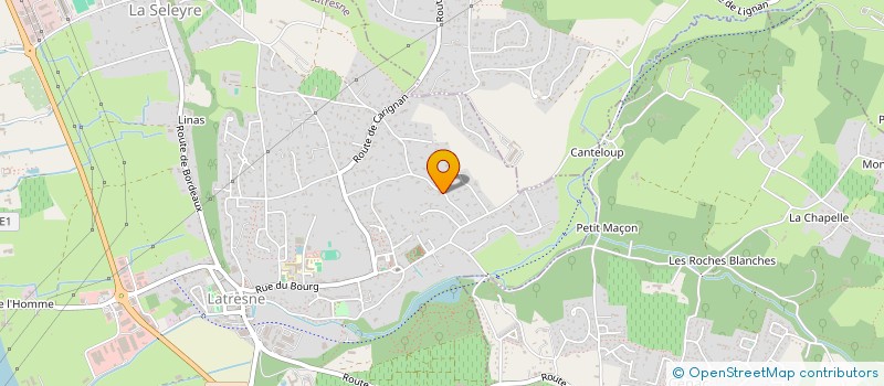 localisation de l'entreprise INVESTIA  LATRESNE