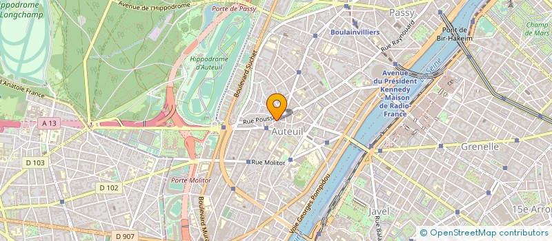 localisation de l'entreprise INVESTIA CONSTRUCTION à PARIS
