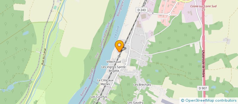localisation de l'entreprise INVESTICIOT à COSNE-COURS-SUR-LOIRE