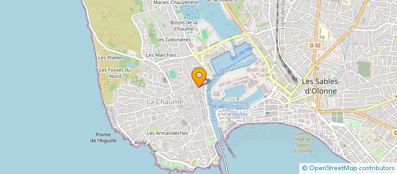 localisation de l'entreprise INVESTICOACH à LES SABLES D'OLONNE