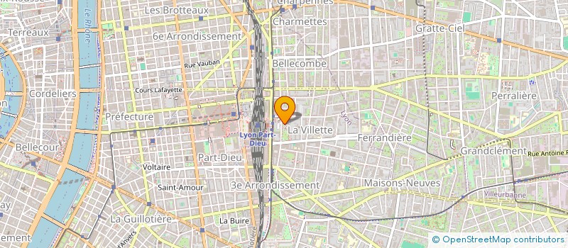 localisation de l'entreprise INVESTIGATION CONSEIL IMMOBILIER à LYON