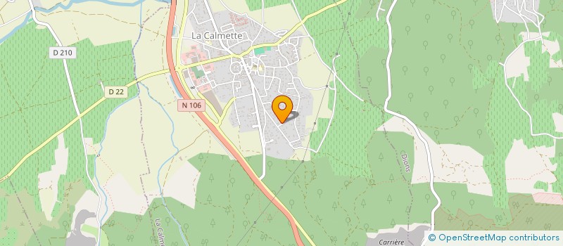 localisation de l'entreprise INVESTIGENI  LA CALMETTE