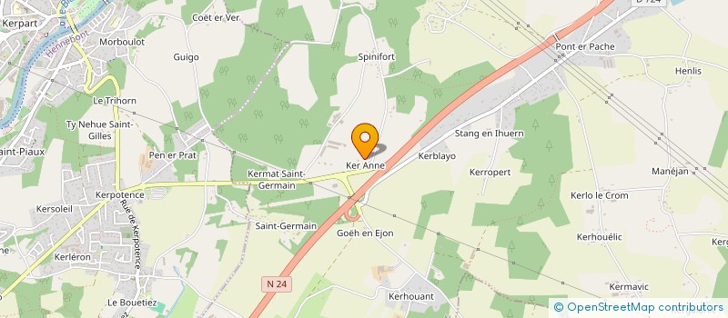 localisation de l'entreprise INVESTILAB  LANGUIDIC