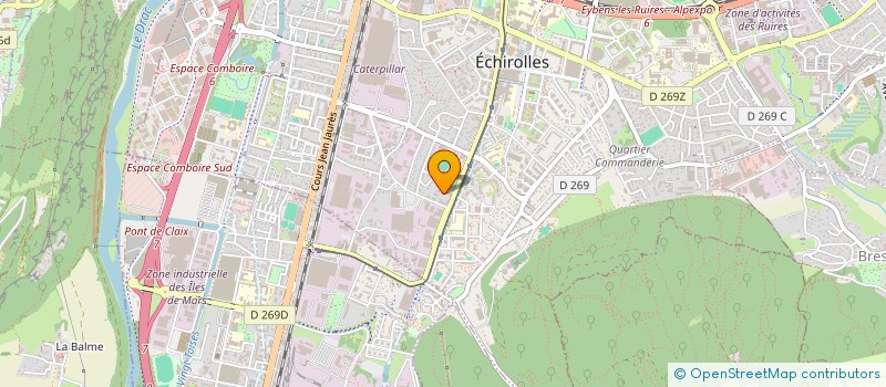 localisation de l'entreprise INVESTIM à ECHIROLLES