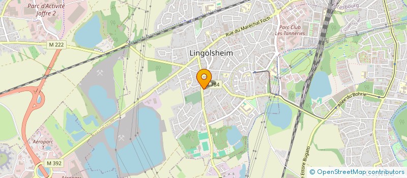 localisation de l'entreprise INVESTIM  LINGOLSHEIM