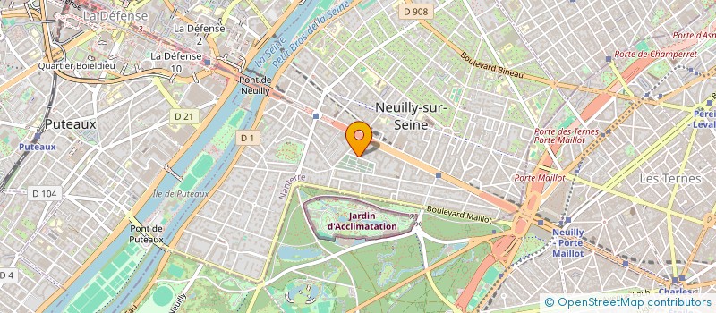 localisation de l'entreprise INVESTIME à NEUILLY-SUR-SEINE