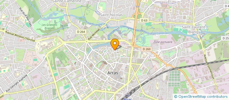 localisation de l'entreprise INVESTIMENTO à ARRAS