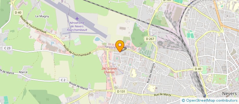 localisation de l'entreprise INVESTIMMO 3 à NEVERS