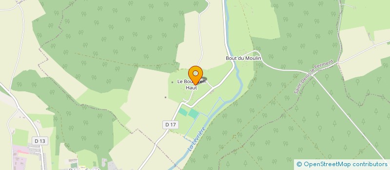 localisation de l'entreprise INVESTIMMO  SAINT-DENIS-LE-FERMENT