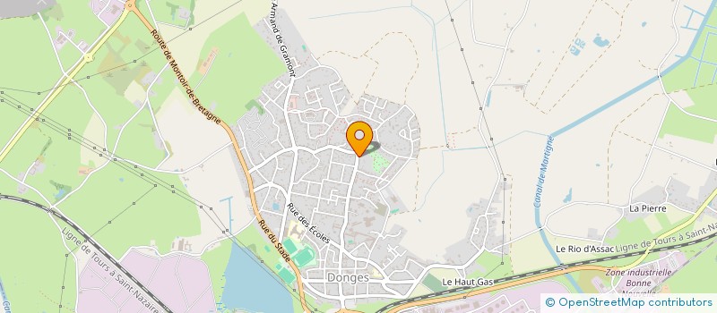 localisation de l'entreprise INVESTIMMO  DONGES