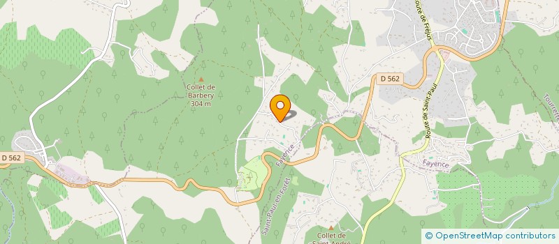 localisation de l'entreprise INVESTIMMO  FAYENCE