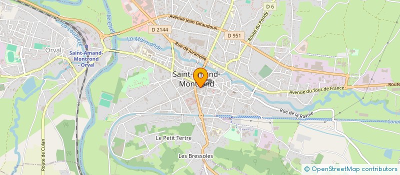 localisation de l'entreprise INVESTIMMOCONSEIL  SAINT-AMAND-MONTROND